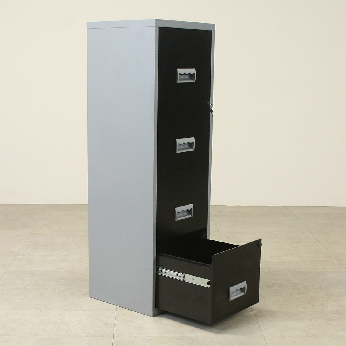 Black & Grey Filing Cabinet