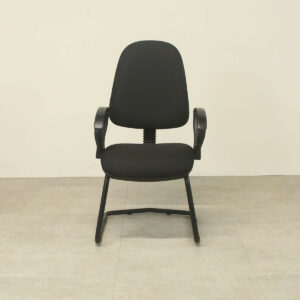 Black Meeting Chair with Arms