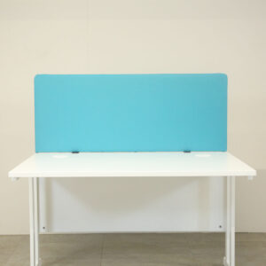 Blue 1200mm Desk Mounted Screen - As New