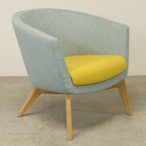 Connection Kala Green & Yellow Low Back Lounge Chair