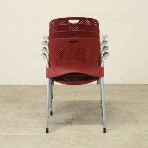 Herman Miller Caper Red Stacking Meeting Chair