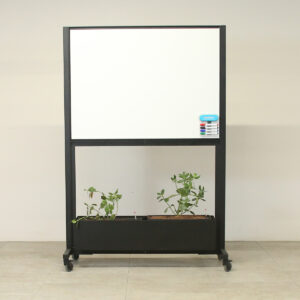 Icons of Denmark 4T Mobile Unit Whiteboard with Planter