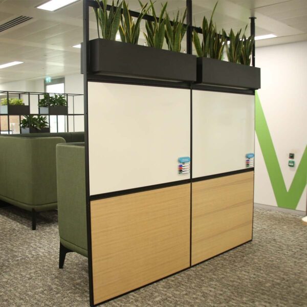 Icons of Denmark 4T Room Division White Board & Planter