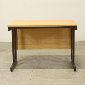 L&P 1000mm Straight Oak Desk