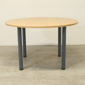 L&P Oak 1200 diameter Meeting Table