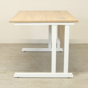 Optima C Cantilever Desk 1200wx800dx720h Amber Oak - Brand New