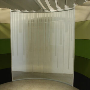 Orangebox AIR13 Acoustic Green Multi-Tone Circular Meeting Pod
