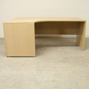 Stone Oak 1800mm L/H Crescent Desk