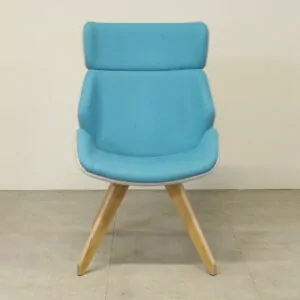 Sven Ligni High Back Blue/Grey Lounge Chair - Ex Display