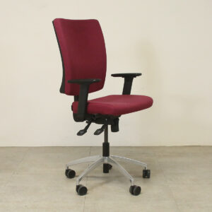 Sven Red Operators Chair - Ex Display