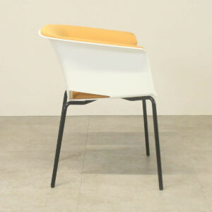 White/Orange Meeting Chair