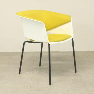 White/Yellow Meeting Chair