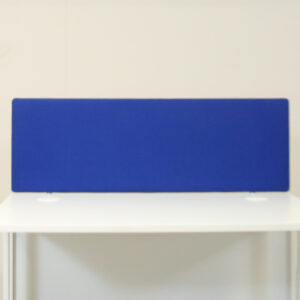 Blue 1200mm wide Desk Mounted Screen