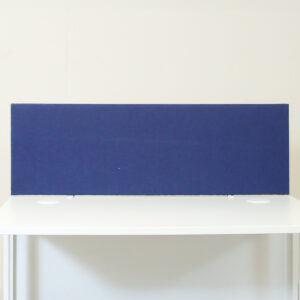 Blue 1200mm wide Desk Mounted Screen