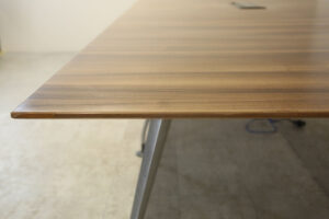 Walnut 4000 x 1400 Meeting Table with Power/Data