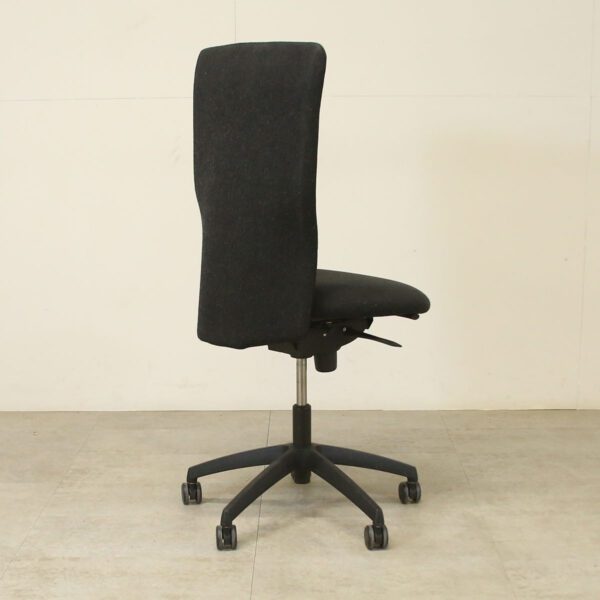 Dark Grey High Back Operators Chair