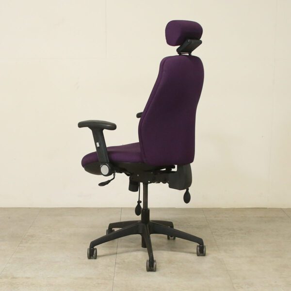 Purple Operators Chair with Headrest