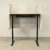 Linak H/A Black 1200mm Desk with Grey Screen Surround