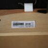 Ikea Black Daux Leather Two Seater Sofa