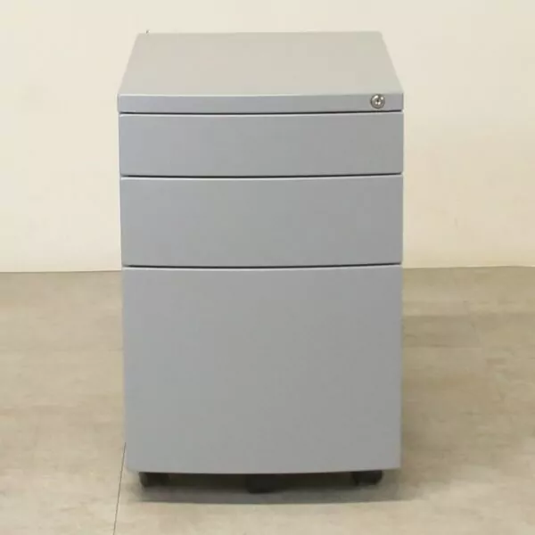 Grey Metal Mobile Pedestal - AYR007