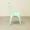Tolix Style Mint Green Metal Stacking Cafe Chair - ENV333