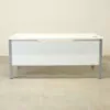 White 1600mm Straight White Desk