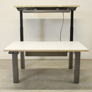 Pod of 2 Duo White 1200mm H/A Desks