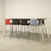 Sven Grey Slate High Table with 8 x Stools - DTA002