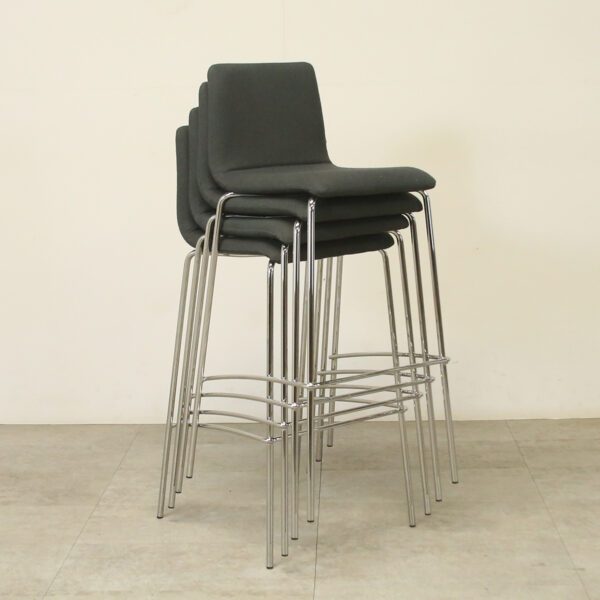 Sven Grey Slate High Table with 8 x Stools - DTA002