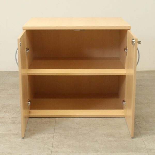 Light Beech D/H Double Door Cupboard
