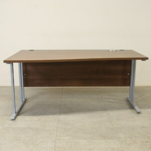 Walnut 1600mm L/H Wave Desk - CNS002