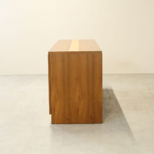 Walnut Veneer Credenza