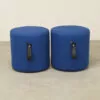 Workagile Blue Round Dot Stool