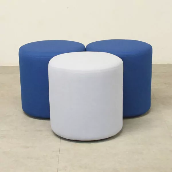 Workagile Blue Round Dot Stool