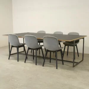 Black 2400mm Meeting Table - MOS003DS