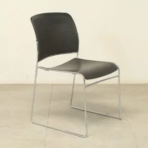 Boss Design Black Stacking Meeting Chair - LOC016