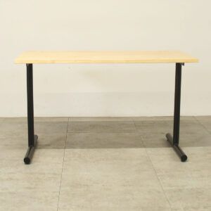 Medium Timber Veneer 1200mm Straight Desk
