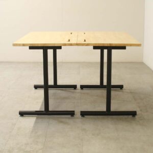 Medium Timber Veneer 1200mm Straight Desk