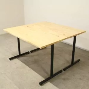 Medium Timber Veneer 1200mm Straight Desk