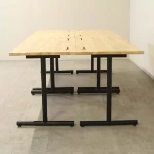 Medium Timber Veneer 1200mm Straight Desk