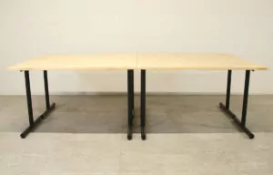 Medium Timber Veneer 1200mm Straight Desk
