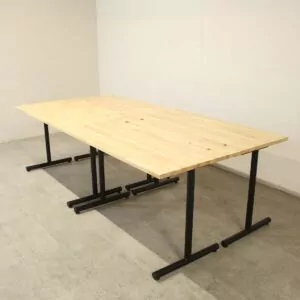 Medium Timber Veneer 1200mm Straight Desk