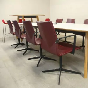 White Co.Table with Power - ABA011DS