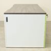 Gresham Midnight Ash 1800mm Combi Desk with Lime Green - As NewPedestal