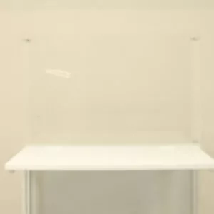 Perspex 1000w x 600h D/M Screen with Cut Out