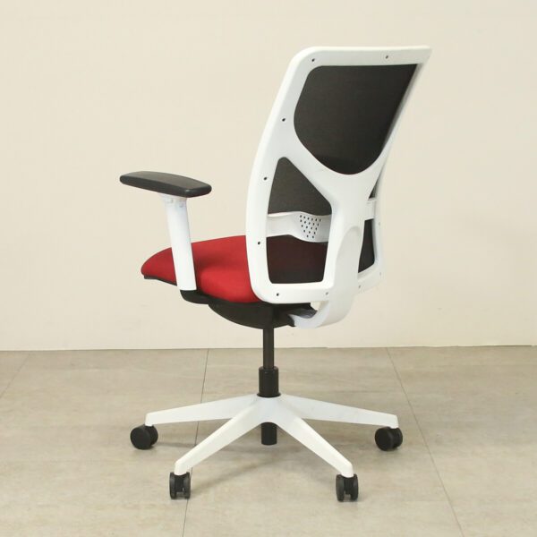 Red Mesh Back Operators Chair