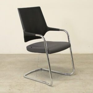 Sedus Grey & Black Mesh Back Stacking Meeting Chair - YSP002