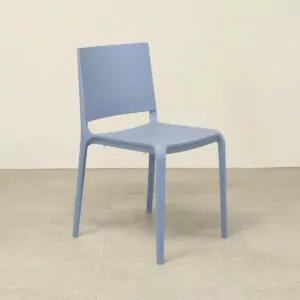 Senator Tonina Sky Blue Plastic Stacking Chair - As New