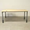 Kinnarps Beech 1600mm R/H Crescent Desk - WSE002DS