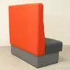 Senator Red & Grey 2 Seat High Back Breakout Seating